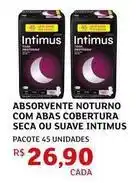 Assaí Atacadista Intimus - absorvente noturno com abas cobertura seca ou suave oferta