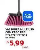 Assaí Atacadista Jeitosa - vassoura multiuso com cabo ref.: bt4072 jeitosa oferta