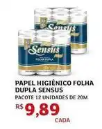 Assaí Atacadista Sensus - papel higiênico folha dupla oferta