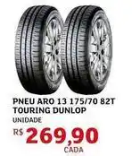 Assaí Atacadista Aro - pneu 13 175/70 82t touring dunlop oferta