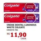Assaí Atacadista Colgate - creme dental luminous white oferta