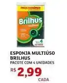 Assaí Atacadista Brilhus - esponja multiuso oferta