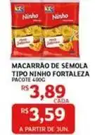 Assaí Atacadista Ninho - macarrão de semola tipo fortaleza oferta
