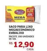 Assaí Atacadista Embalixo - saco para lixo megaeconómico oferta