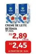 Assaí Atacadista Betânia - creme de leite oferta
