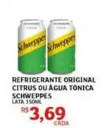 Assaí Atacadista Schweppes - refrigerante original citrus ou água tônica oferta