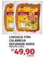 Assaí Atacadista Sadia - linguiça tipo calabresa defumada oferta