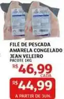 Assaí Atacadista De - filé de pescada amarela congelado jean veleiro oferta