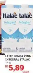 Assaí Atacadista Italac - leite longa vida integral oferta