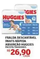 Assaí Atacadista Huggies - fralda descartável pants oferta