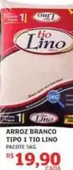 Assaí Atacadista Pacote - arroz branco tipo 1 tio lino oferta