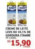 Assaí Atacadista Itambé - creme de leite leve ou 10,1% de gordura oferta