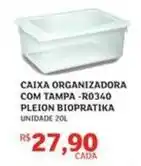 Assaí Atacadista Pleion - caixa organizadora com tampa - r0340 oferta
