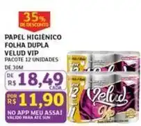 Assaí Atacadista Velud - papel higiênico folha dupla oferta