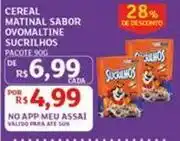 Assaí Atacadista Sucrilhos - cereal matinal sabor ovomaltine oferta