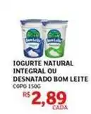 Assaí Atacadista Leite moça - iogurte natural integral ou desnatado oferta