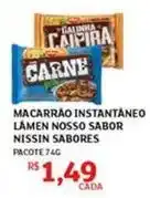 Assaí Atacadista Nissin - macarrão instantâneo lámen nosso sabor oferta