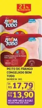 Assaí Atacadista Bom todo - peito de frango congelado oferta