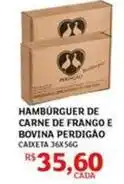 Assaí Atacadista Perdigão - hambúrguer de carne de frango e bovina oferta