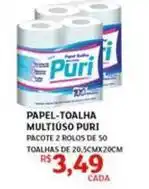 Assaí Atacadista Puri - papel-toalha multiuso oferta
