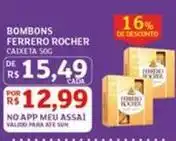 Assaí Atacadista Ferrero - bombons rocher oferta