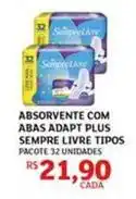Assaí Atacadista Sempre livre - absorvente com abas adapt plus oferta