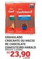 Assaí Atacadista Harald - granulado crocante ou macio de chocolate confeiteiro oferta
