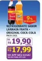 Assaí Atacadista Sabor - refrigerante sabor laranja fanta + original oferta