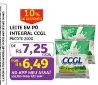 Assaí Atacadista Ccgl - leite em po integral oferta