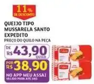 Assaí Atacadista Santo expedito - queijo tipo mussarela oferta
