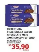 Assaí Atacadista Mavalério - cobertura fracionada sabor chocolate meio amargo confeiteiro oferta