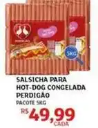Assaí Atacadista Perdigão - salsicha para hot-dog congelada oferta