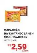 Assaí Atacadista Nissin - macarrão instântaneo lámen sabores oferta