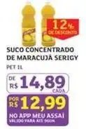 Assaí Atacadista Serigy - suco concentrado de maracujá oferta