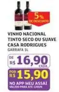 Assaí Atacadista Nacional - vinho nacional tinto seco ou suave oferta