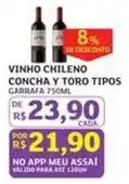 Assaí Atacadista De - vinho chileno concha y toro tipos oferta