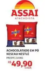 Assaí Atacadista Nestlé - achocolatado em po nescau oferta