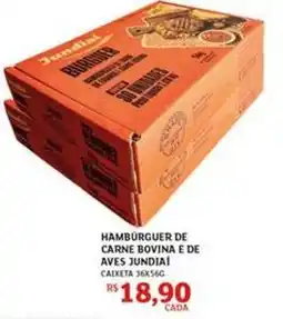 Assaí Atacadista Bovina - hamburguer de carne bovina e de aves jundia! oferta