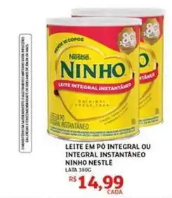 Assaí Atacadista Nestlé - leite em po integral ou integral instantaneo ninho oferta