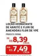 Assaí Atacadista Ypê - locao hidratante de karité e flor de amendoas flor de oferta