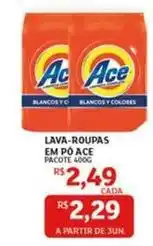 Assaí Atacadista Ace - lava-roupas em pó oferta