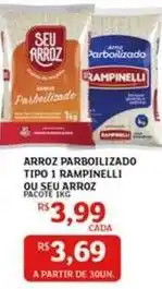 Assaí Atacadista Rampinelli - arroz parboilizado tipo 1 oferta
