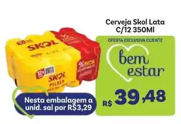 Covabra Supermercados Cerveja Skol Lata oferta