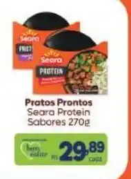 Covabra Supermercados Pratos Prontos Seara Protein Sabores oferta