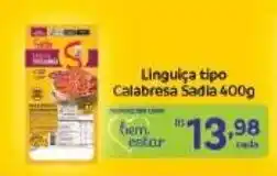 Covabra Supermercados Linguiça tipo Calabresa Sadia oferta