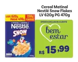Covabra Supermercados Cereal matinal nestlé snow flakes oferta
