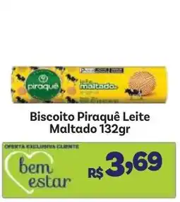 Covabra Supermercados Biscoito Piraquê Leite Maltado oferta
