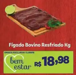 Covabra Supermercados Fígado Bovino Resfriado Kg oferta