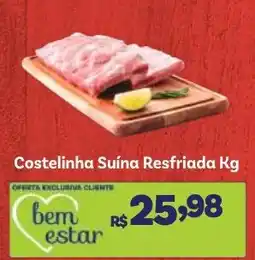 Covabra Supermercados Costelinha Suína Resfriada Kg oferta
