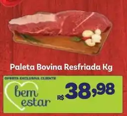 Covabra Supermercados Paleta Bovina Resfriada Kg oferta